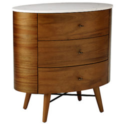 west elm Penelope 3 Drawer Bedside Table